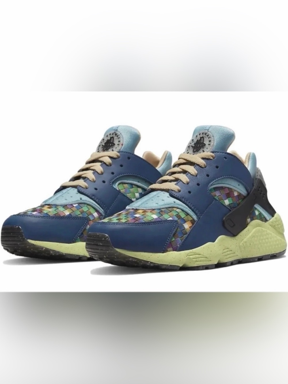 Nike Air | NWOT - Huarache Crater Sneakers - Color Woven Blue - Size 6.5